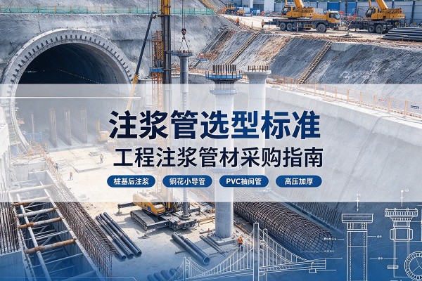 矿区注浆管选型标准