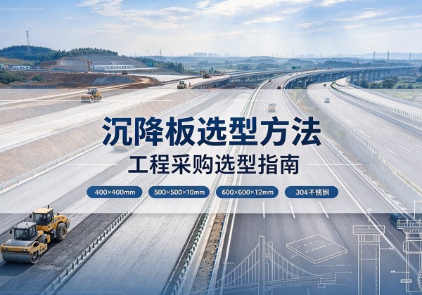 矿区沉降板选择方法